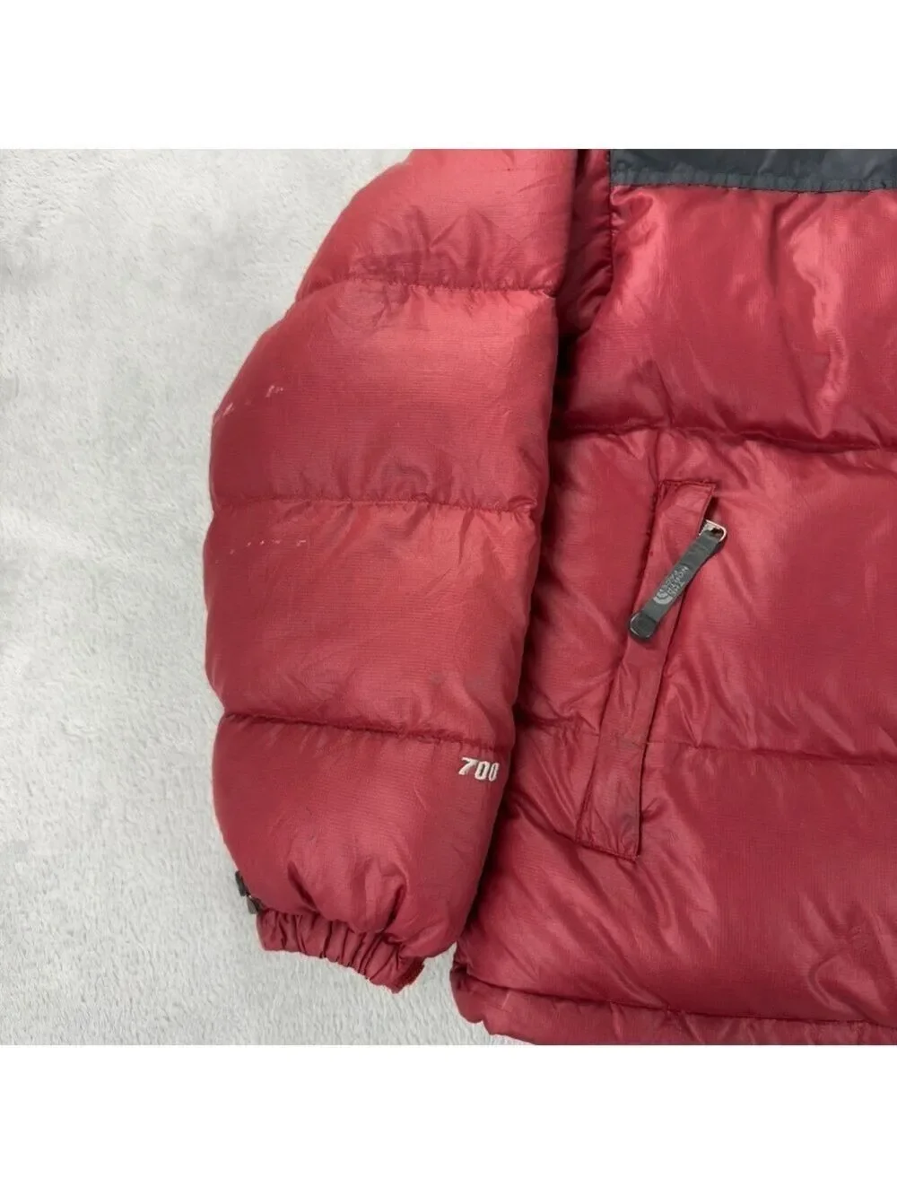 The North Face Mens Small Nuptse 700 Goose Down Puffer Jacket